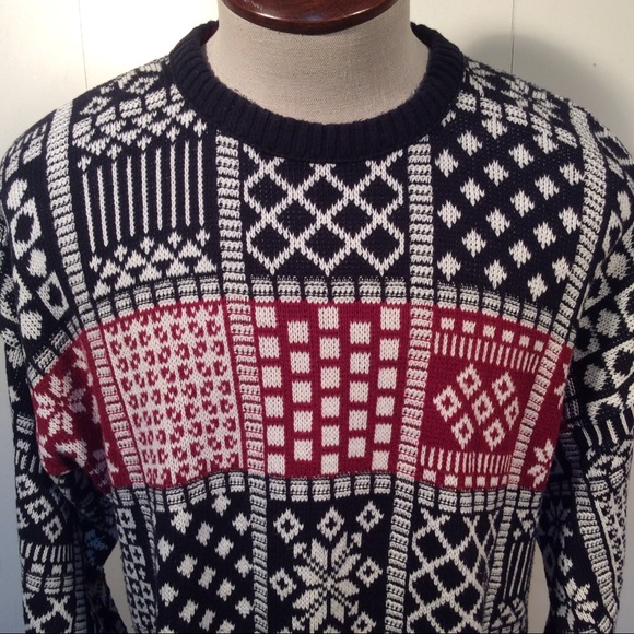 Vintage Jantzen mens crewneck sweater size large made in USA - Picture 2 of 8